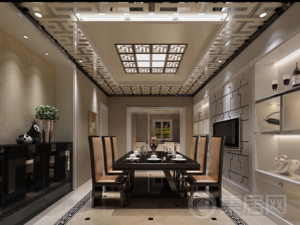 餐厅集成吊顶效果图